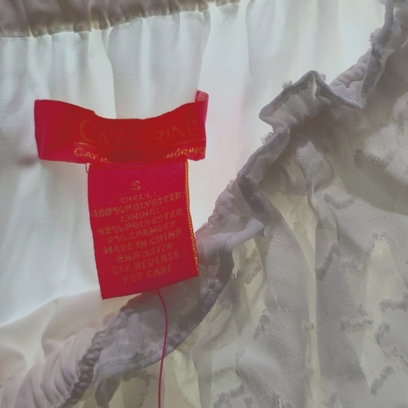 Catherine Malandrino white dress, off shoulder, size S, missing tassel. - Picture 5 of 9